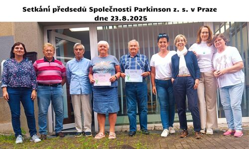 Setkání předsedů SpolečnostiPparkinson z. s. dne 23.8.2025