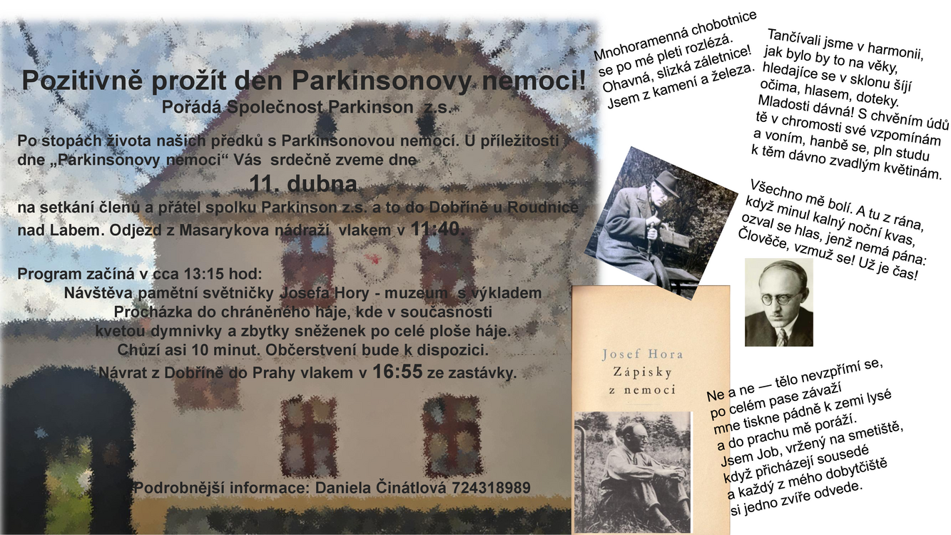 Akce Den Parkinsonovy nemoci 11.4.2026